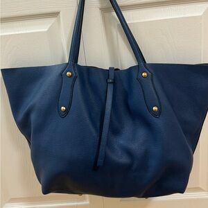 Annabel Ingall Large Isabella Tote in Marine